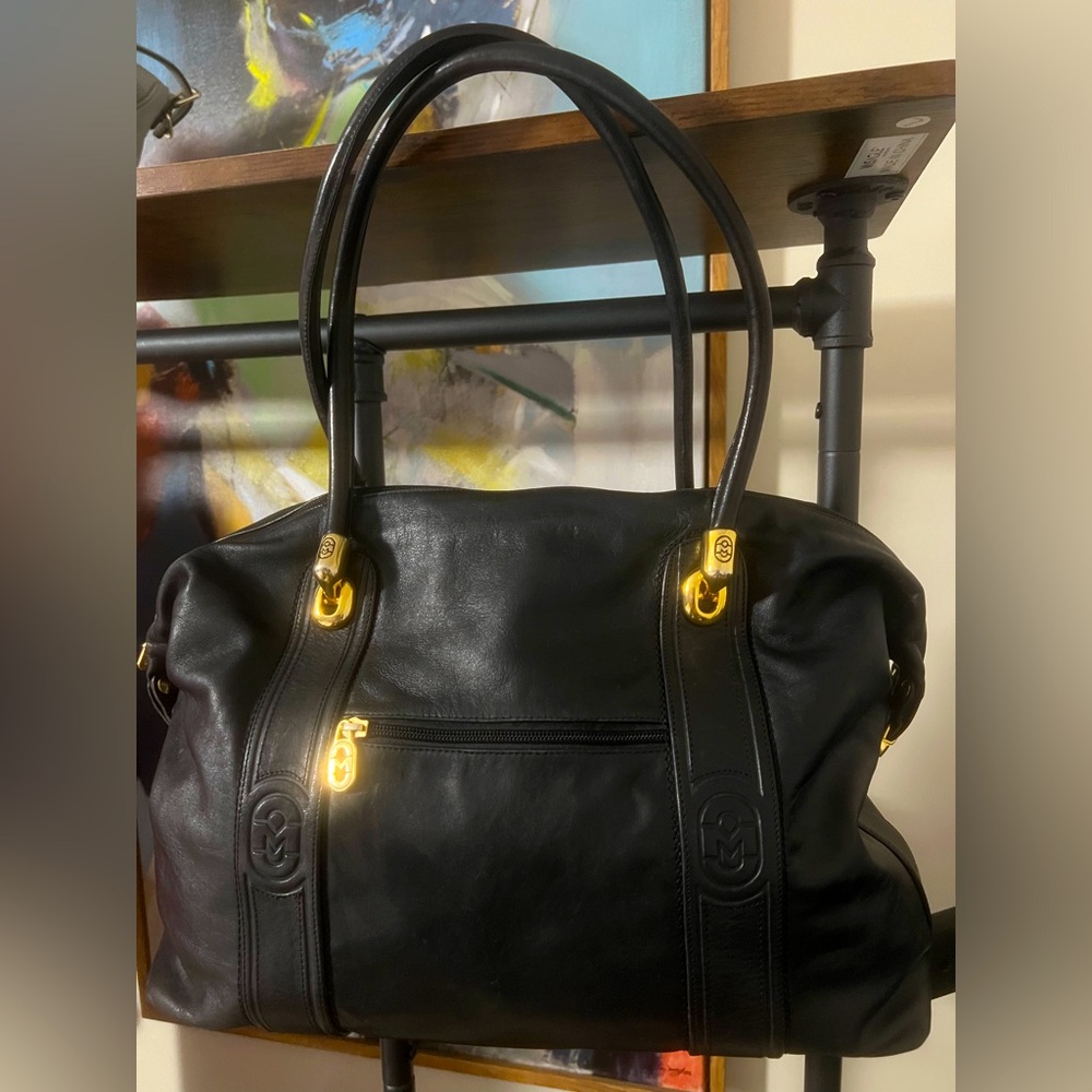 Marino Orlandi XL Italian Leather Bag Vintage Great Condition